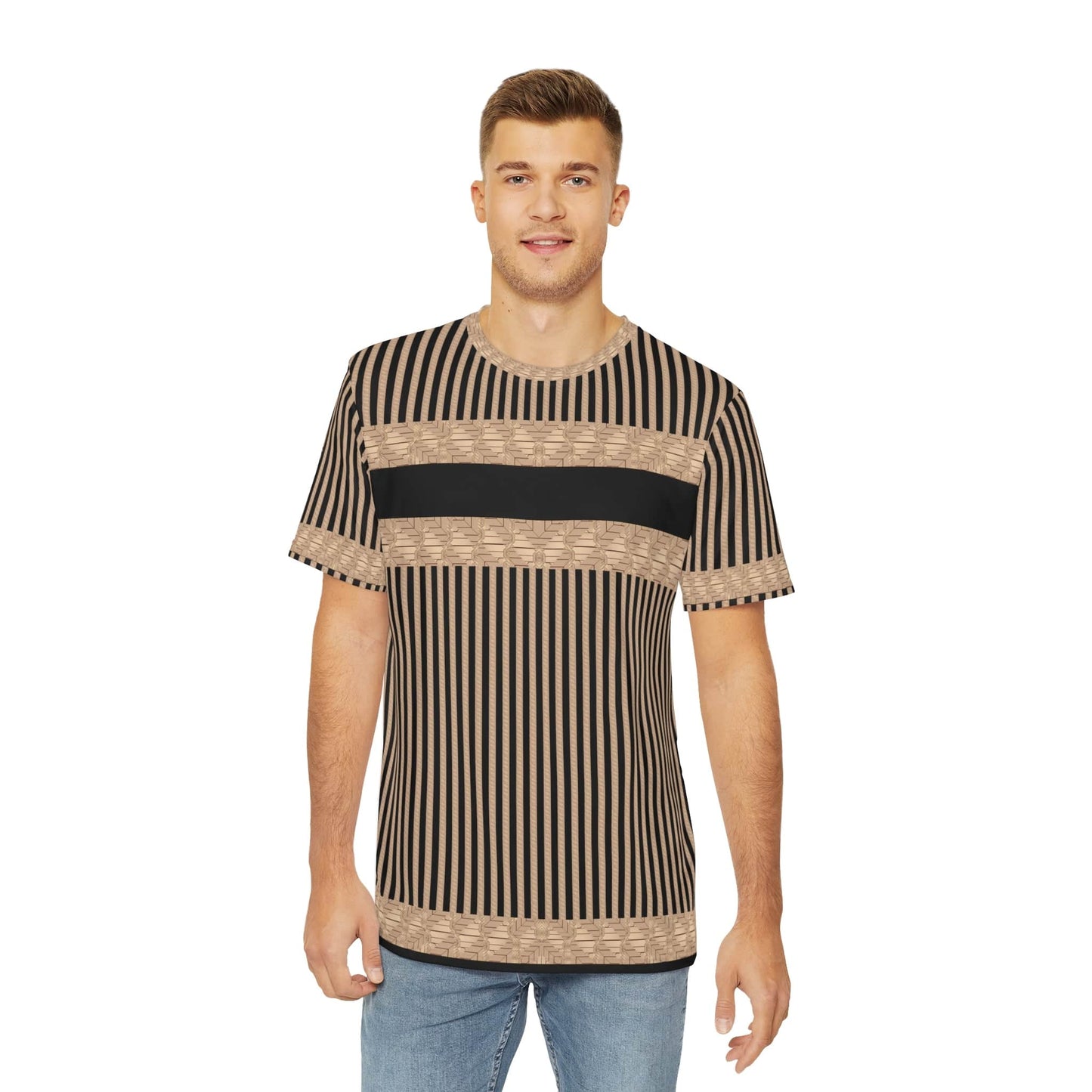 Printify All Over Prints Golden Era Men's Polyester Tee (AOP)