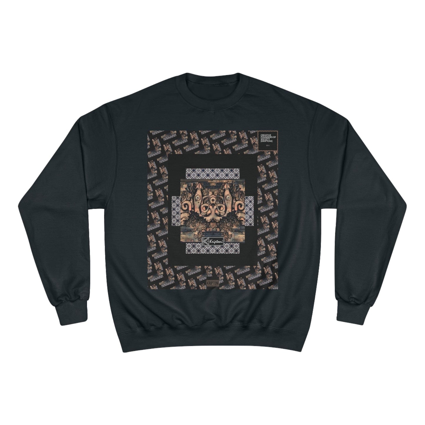 Printify Sweatshirt Black / M KRAKEN 12421657 20422621001754031050