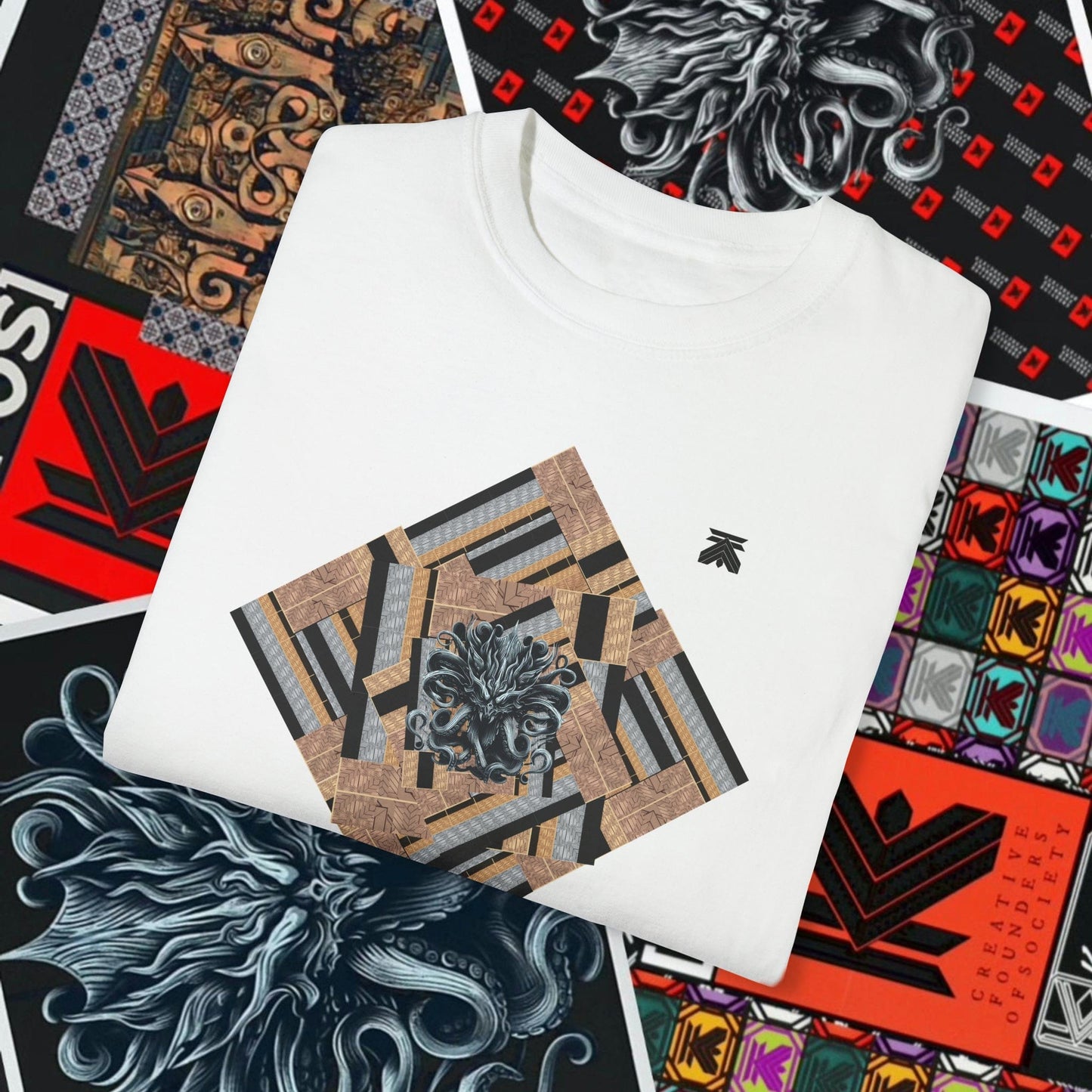 Printify T-Shirt Golden Era Free Masonry T- SHIRT