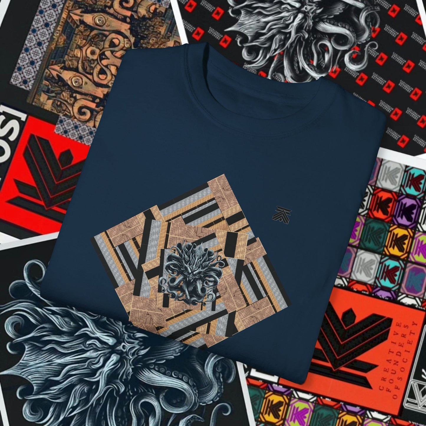 Printify T-Shirt Golden Era Free Masonry T- SHIRT