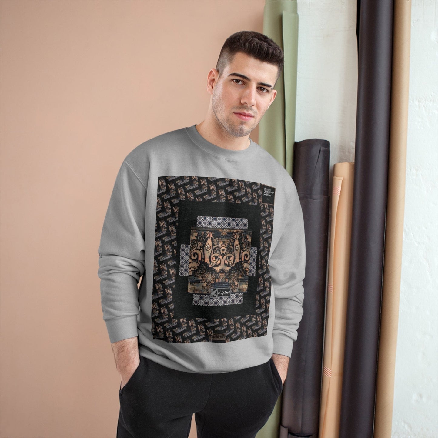 Printify Sweatshirt KRAKEN