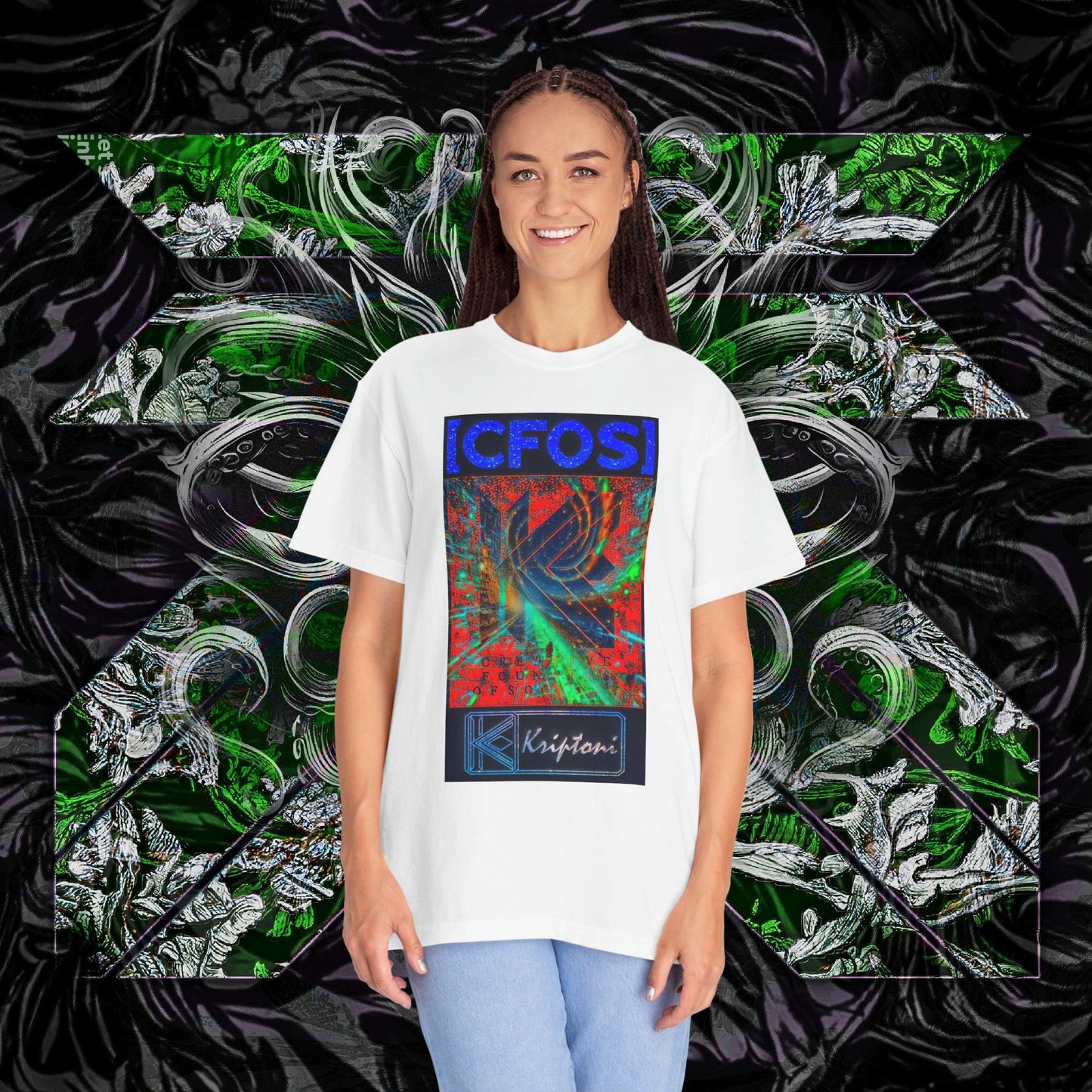 Printify T-Shirt Kriptik Universe T Shirt