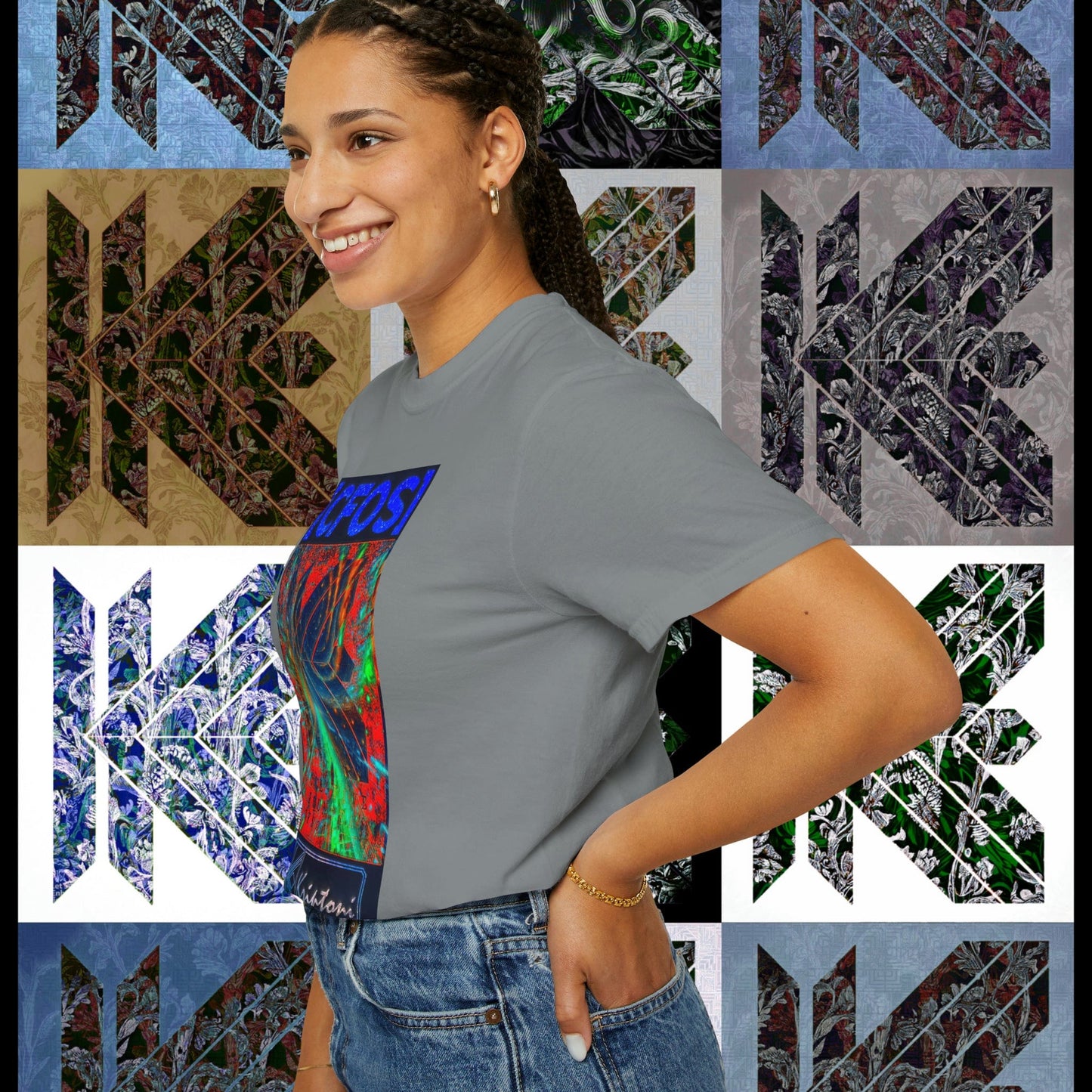 Printify T-Shirt Kriptik Universe T Shirt
