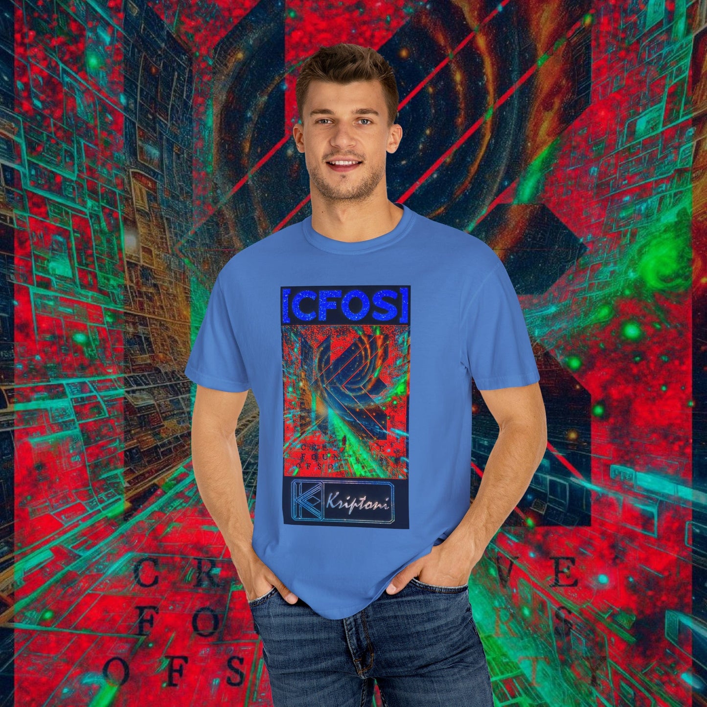 Printify T-Shirt Kriptik Universe T Shirt