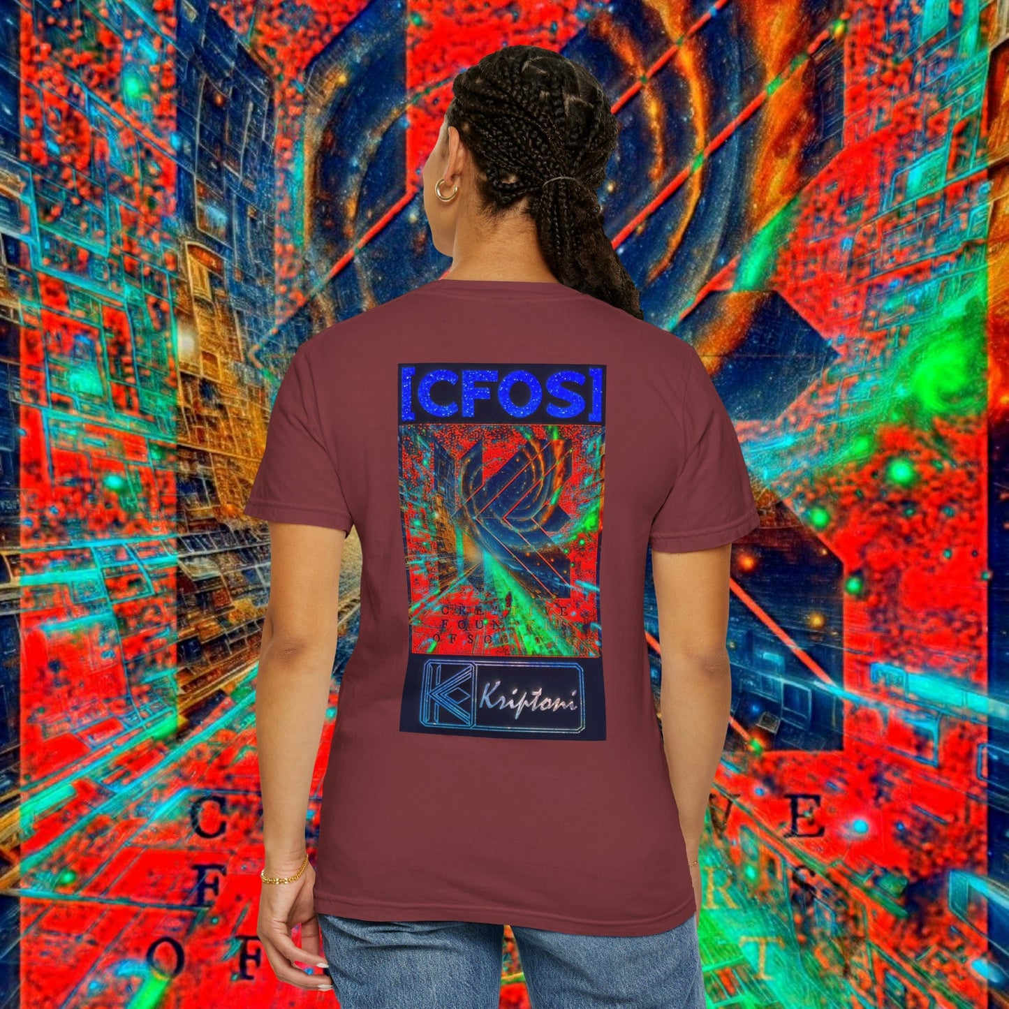 Printify T-Shirt Kriptik Universe T Shirt