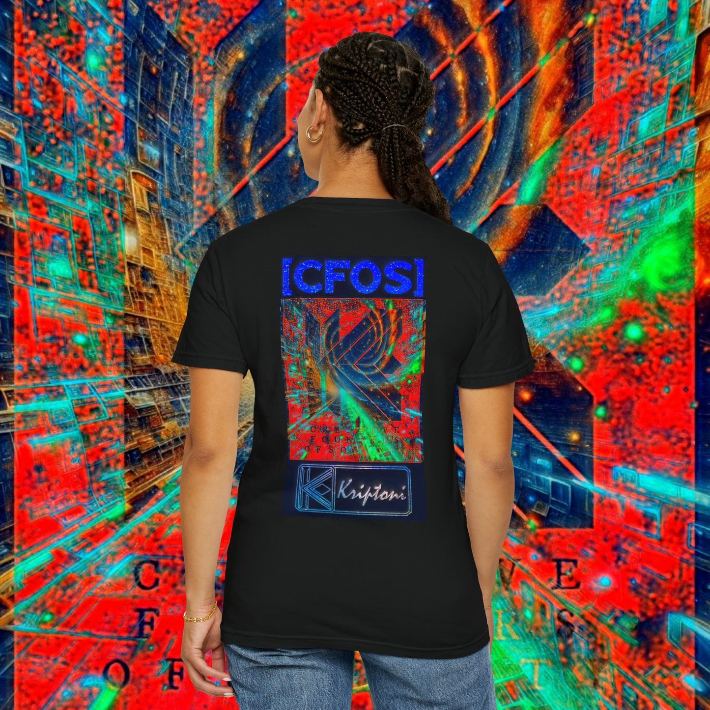 Printify T-Shirt Kriptik Universe T Shirt