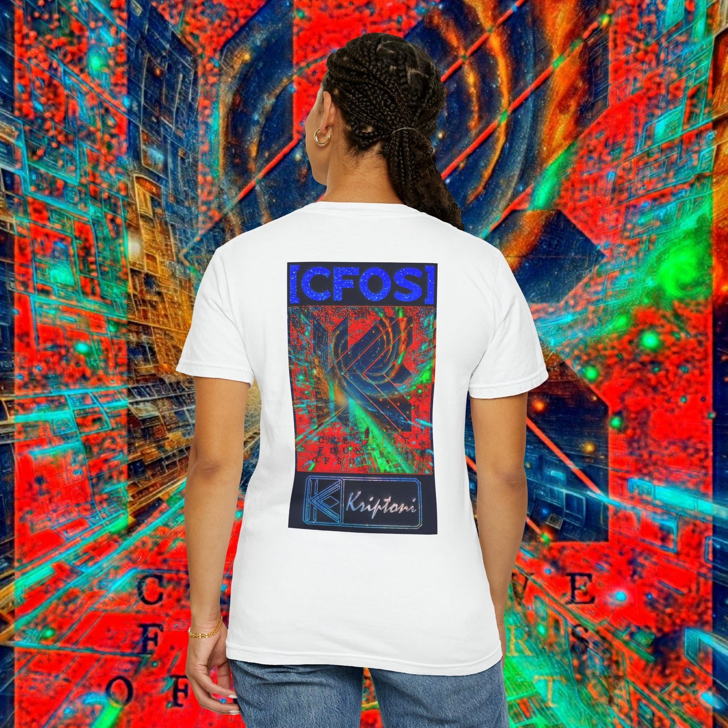 Printify T-Shirt Kriptik Universe T Shirt