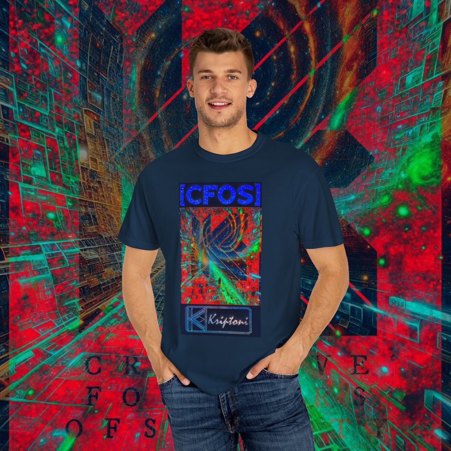 Printify T-Shirt Kriptik Universe T Shirt