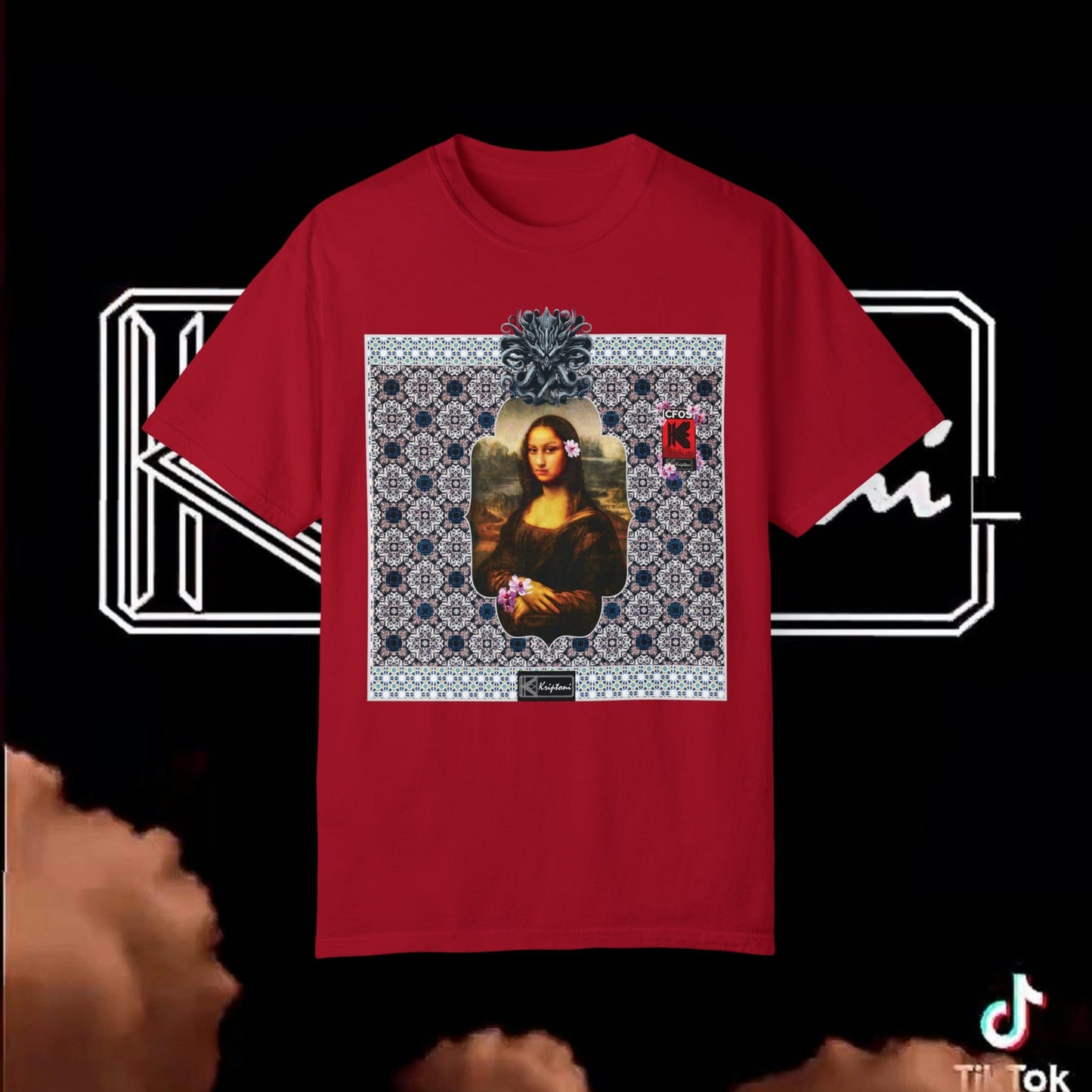 Printify T-Shirt Red / S KONA MISA COTTON T-SHIRT 13531672295140591000