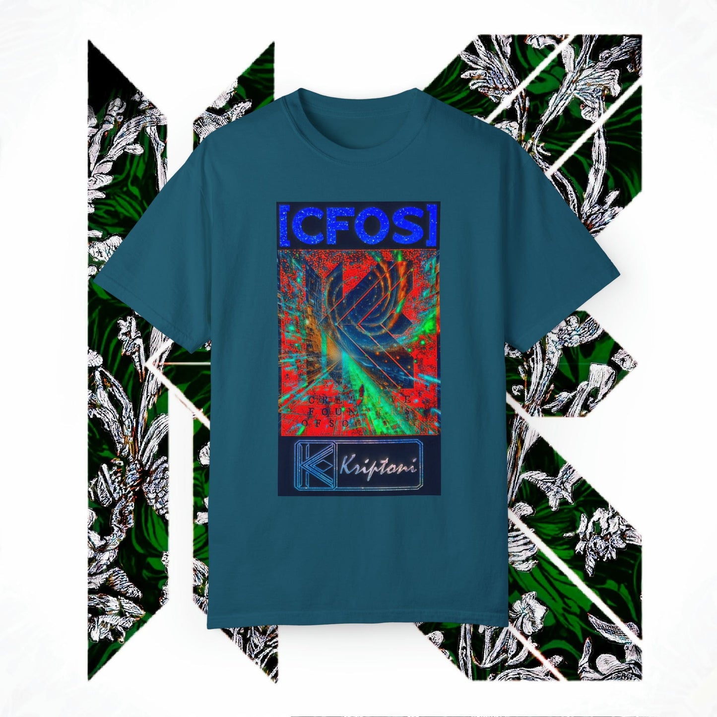 Printify T-Shirt Topaz Blue / S Kriptik Universe T Shirt 20514964539755904384