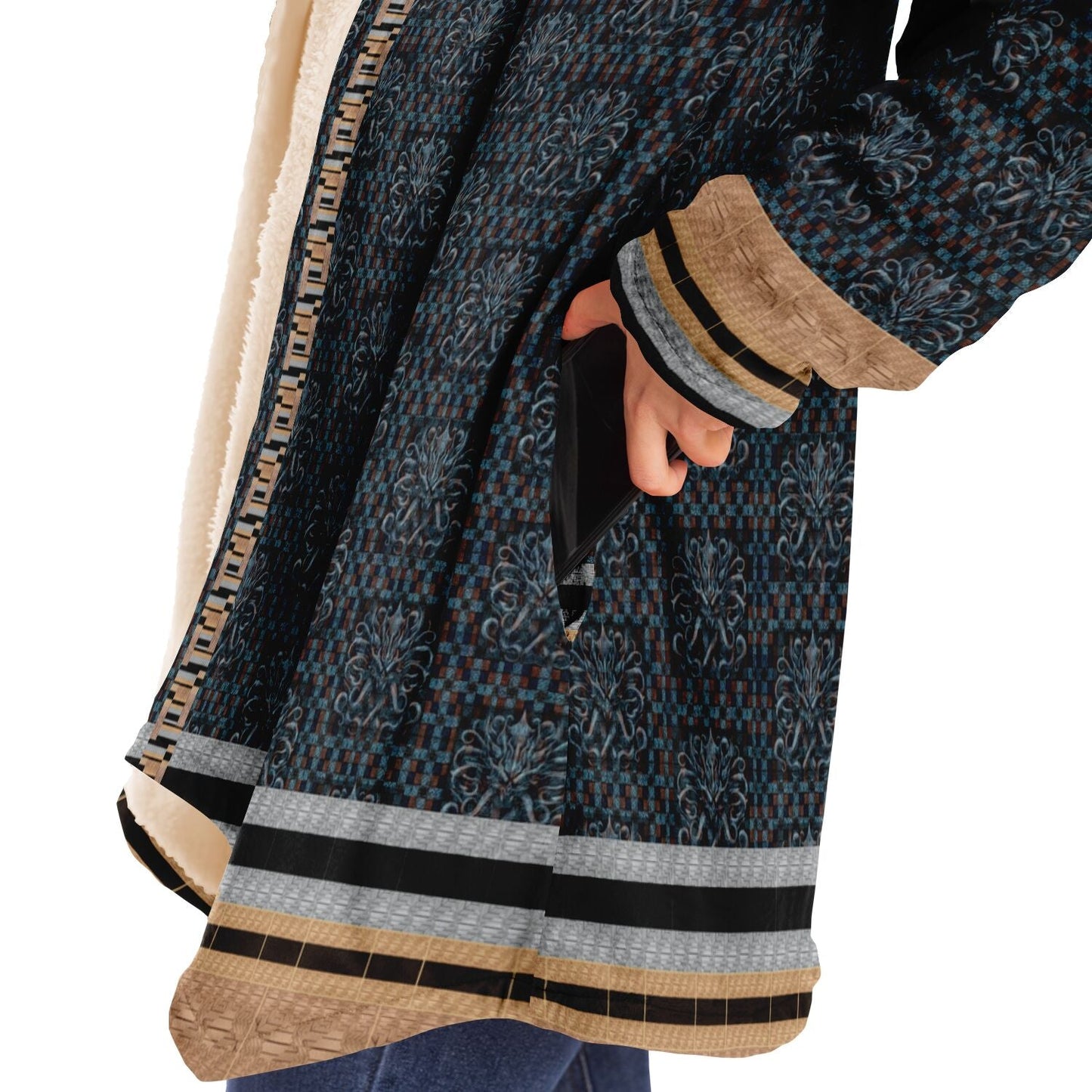 Subliminator Microfleece Cloak - AOP Golden Era Microfleece Cloak - AOP