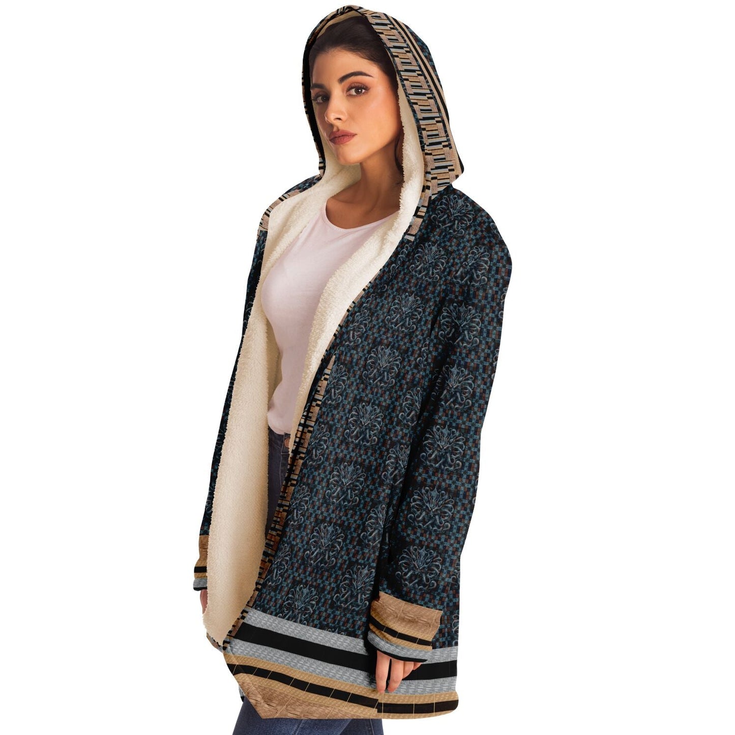 Subliminator Microfleece Cloak - AOP Golden Era Microfleece Cloak - AOP