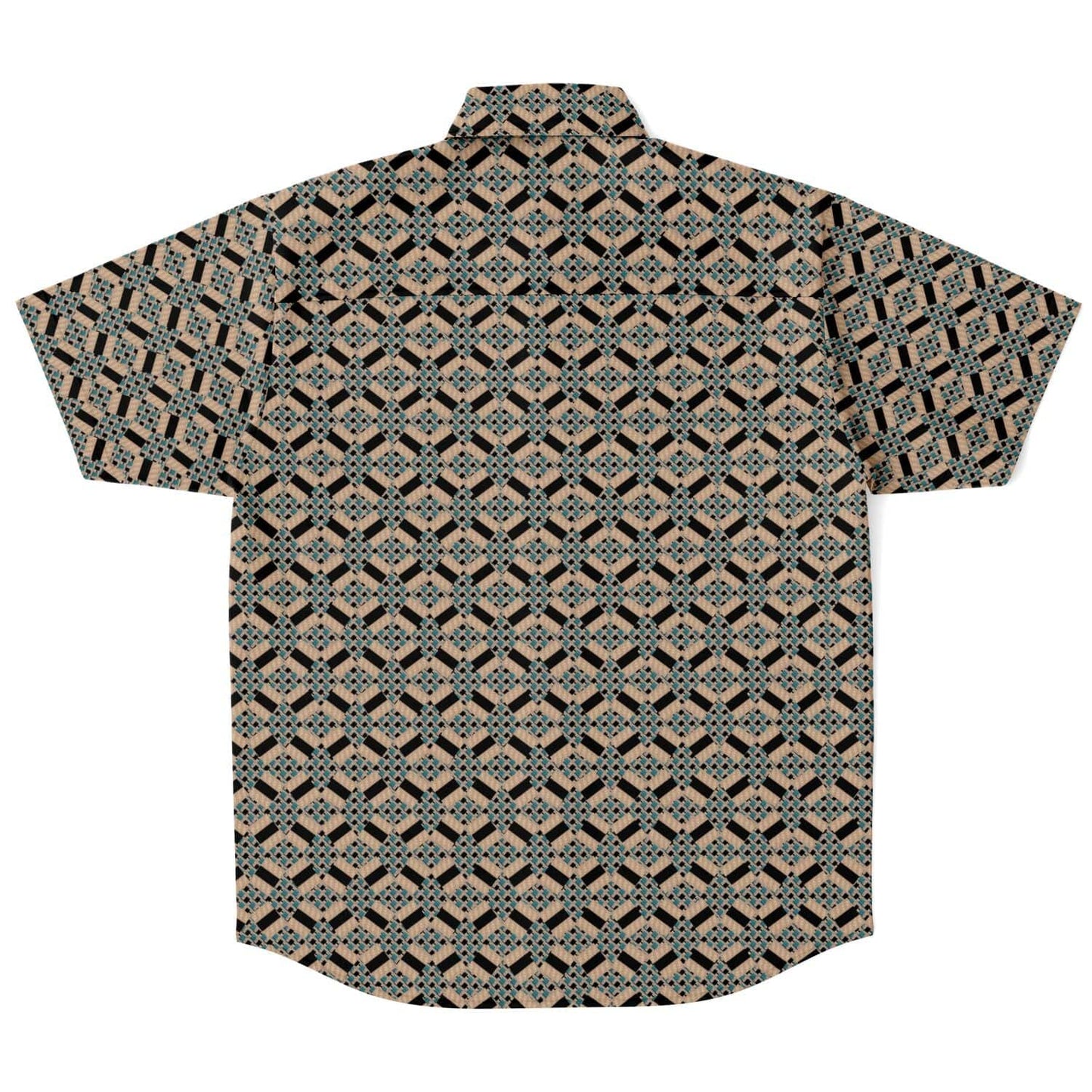Subliminator Short Sleeve Button Down Shirt - AOP Golden Era Short Sleeve Button Down Shirt - AOP