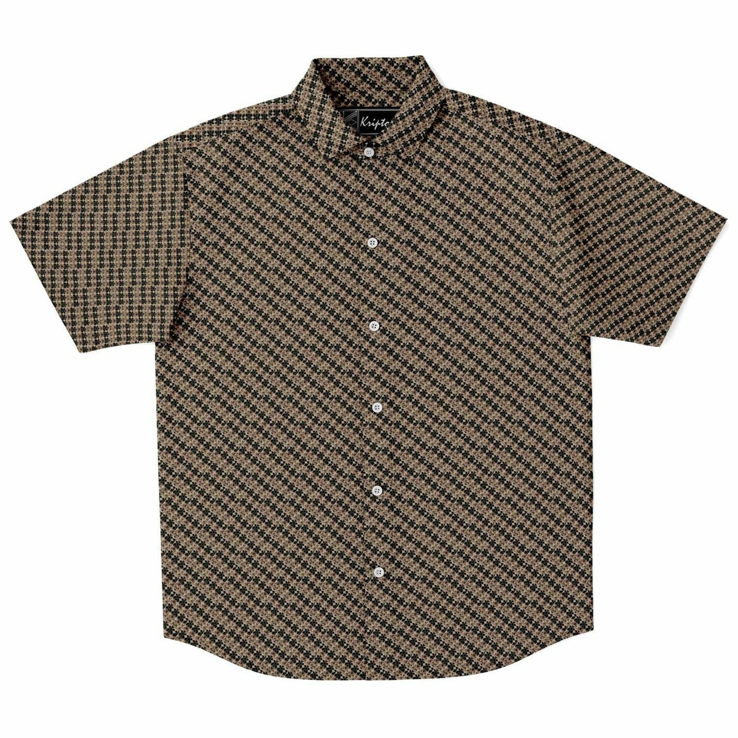 Subliminator Short Sleeve Button Down Shirt - AOP Short Sleeve Button Down Shirt - AOP