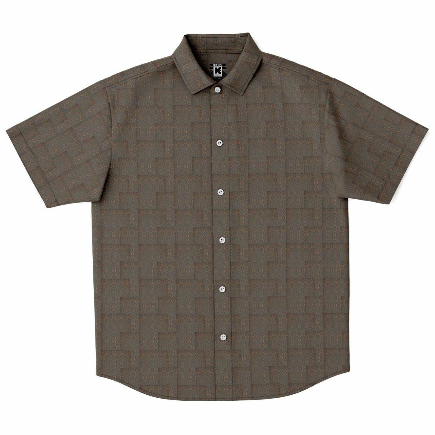 Subliminator Short Sleeve Button Down Shirt - AOP Short Sleeve Button Down Shirt - AOP copy copy copy