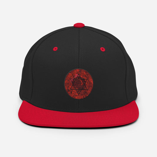 [KRIPTONI] Black/ Red Snapback Hat 5933173_4794