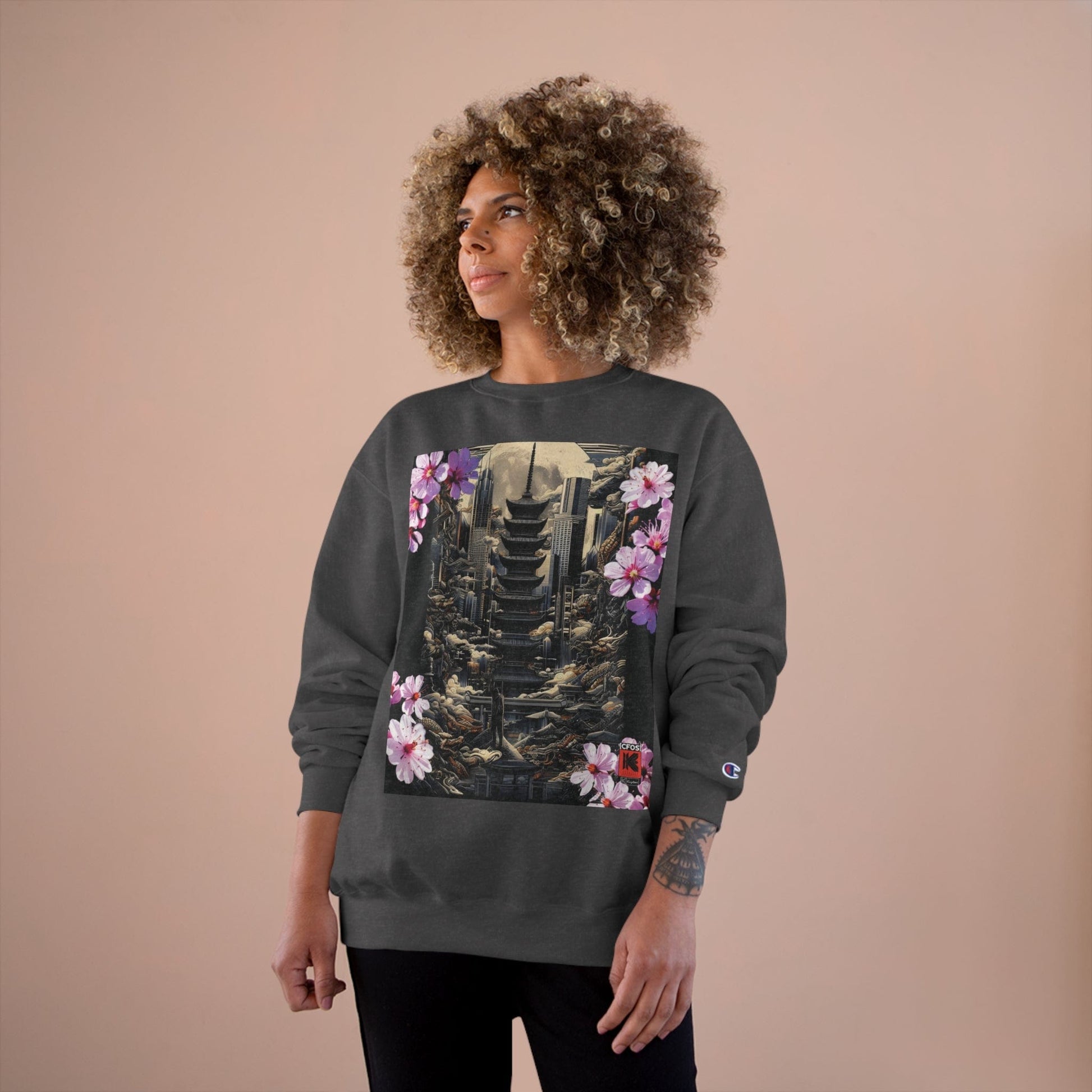 Printify Sweatshirt Cherry Blossom