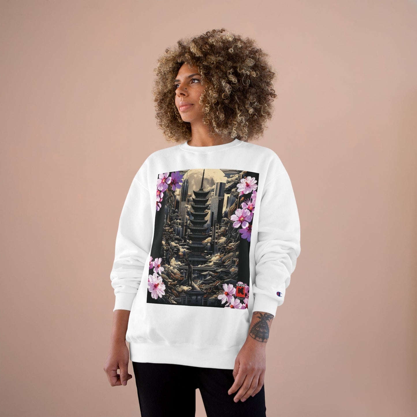 Printify Sweatshirt Cherry Blossom