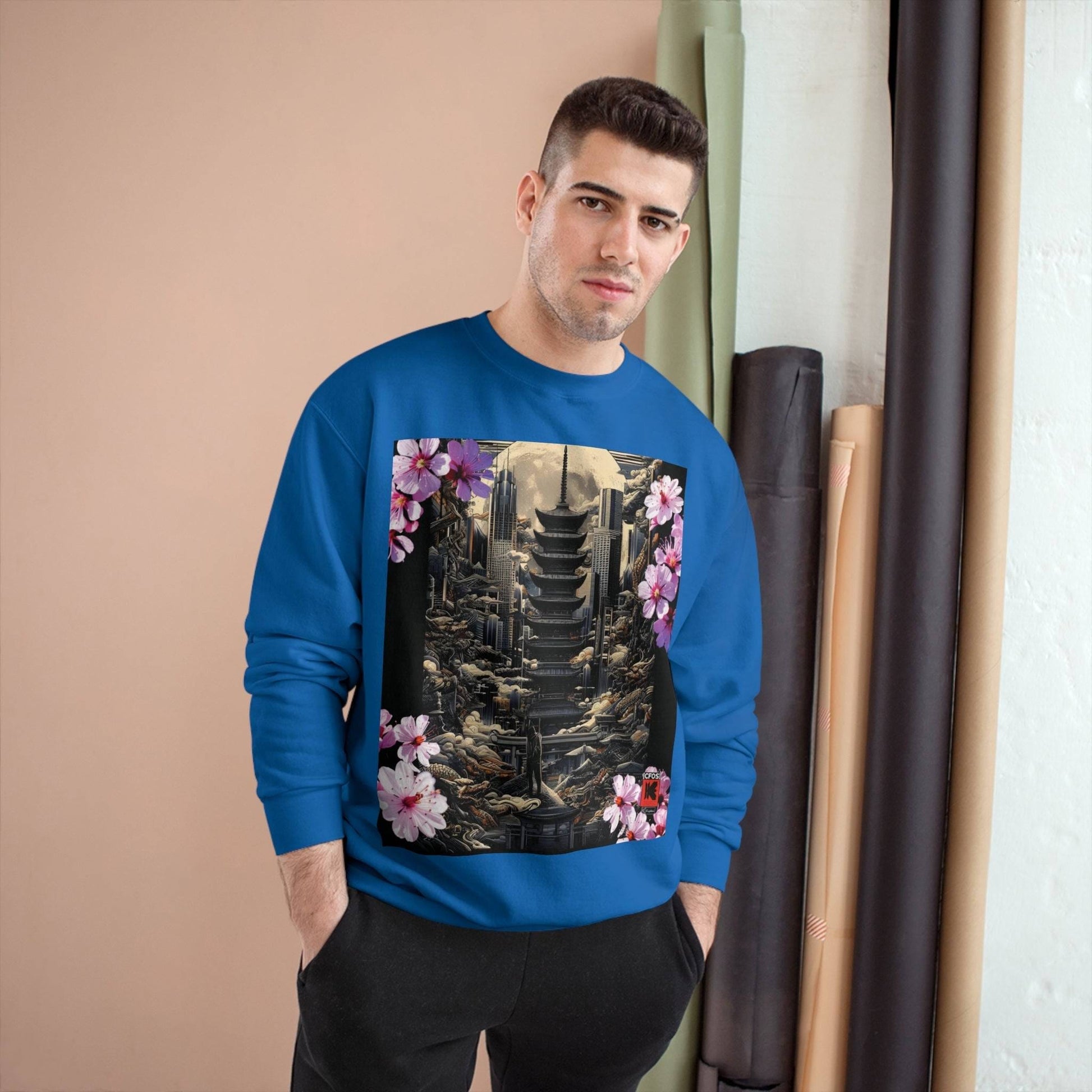 Printify Sweatshirt Cherry Blossom