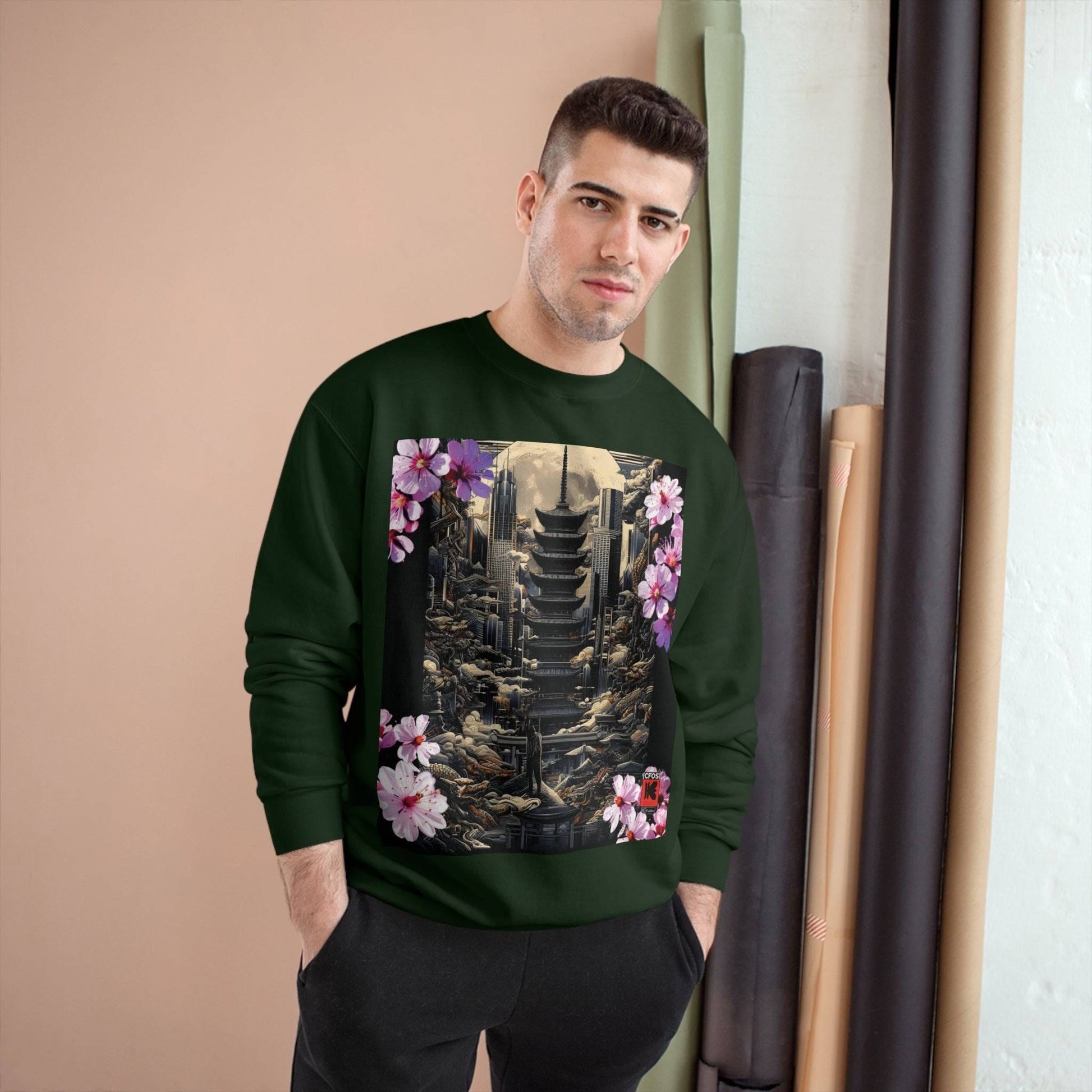 Printify Sweatshirt Cherry Blossom