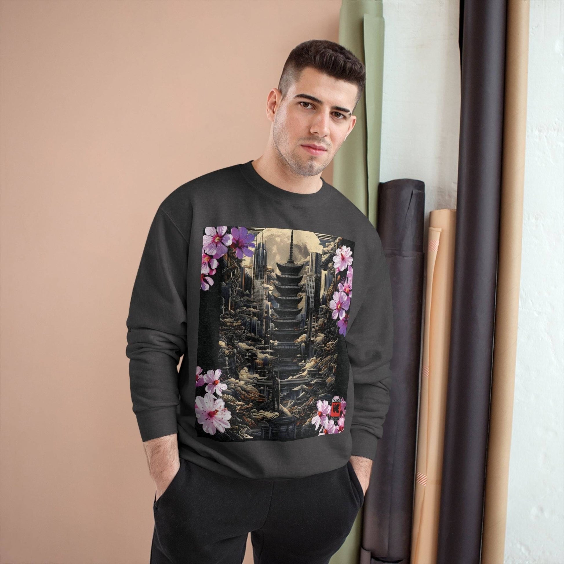 Printify Sweatshirt Cherry Blossom