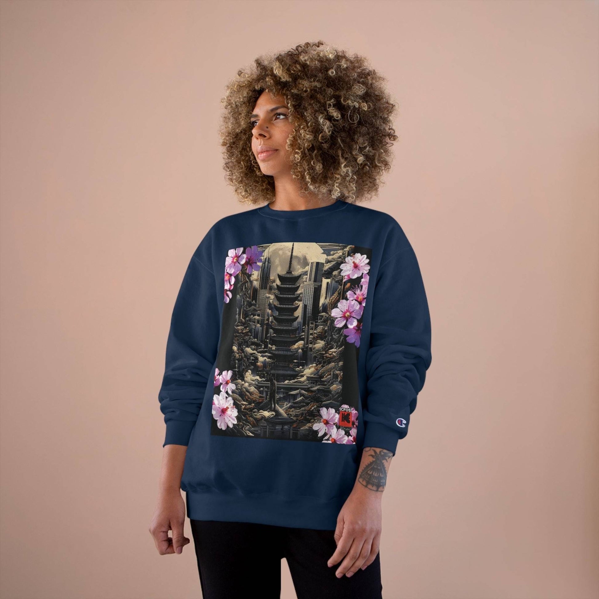 Printify Sweatshirt Cherry Blossom