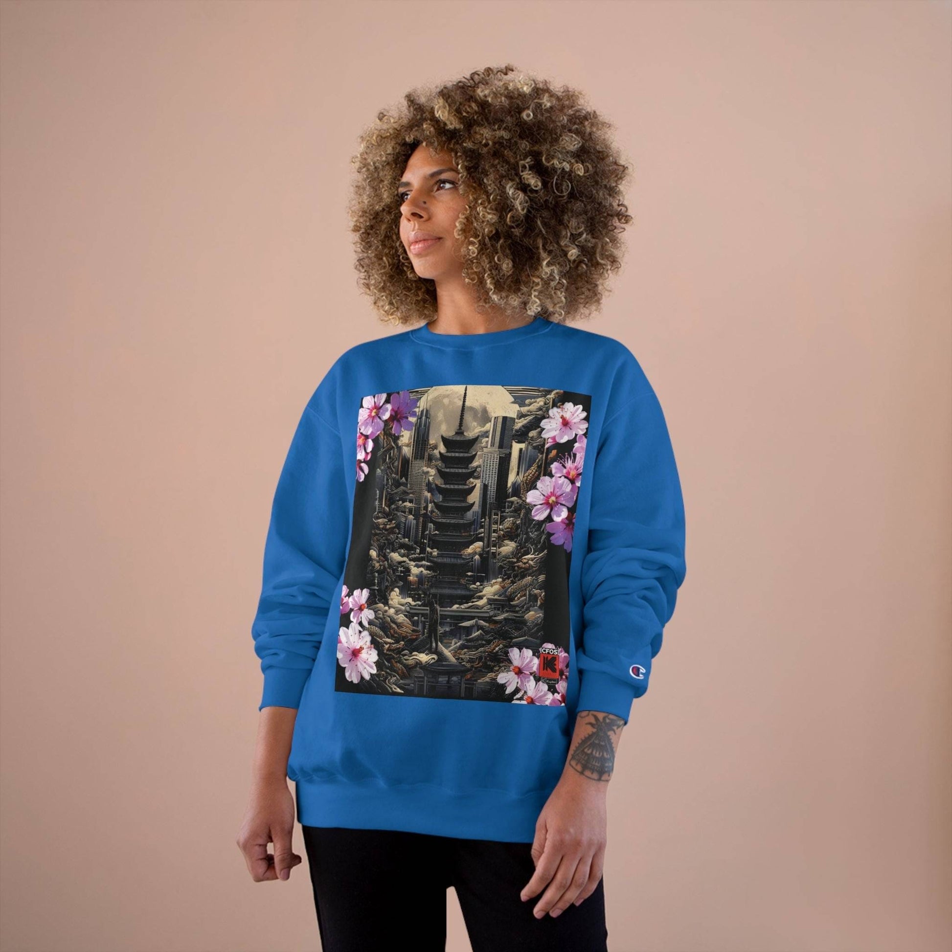 Printify Sweatshirt Cherry Blossom