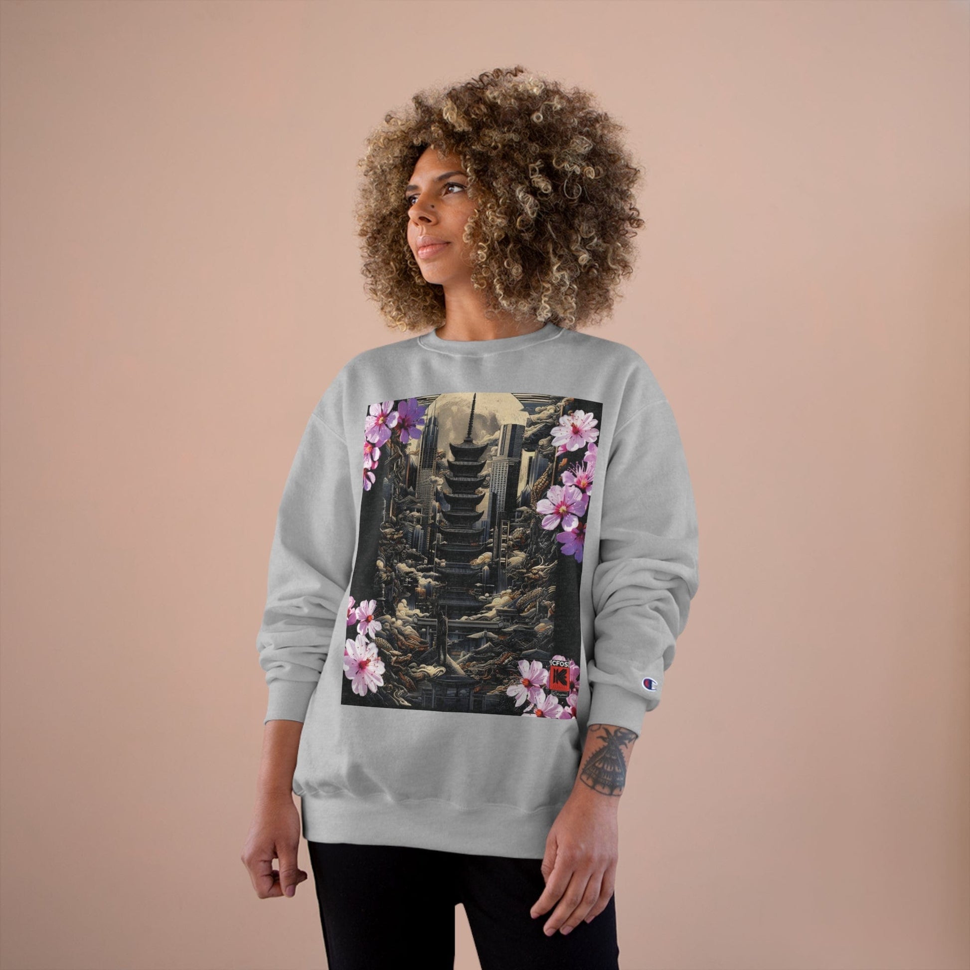 Printify Sweatshirt Cherry Blossom