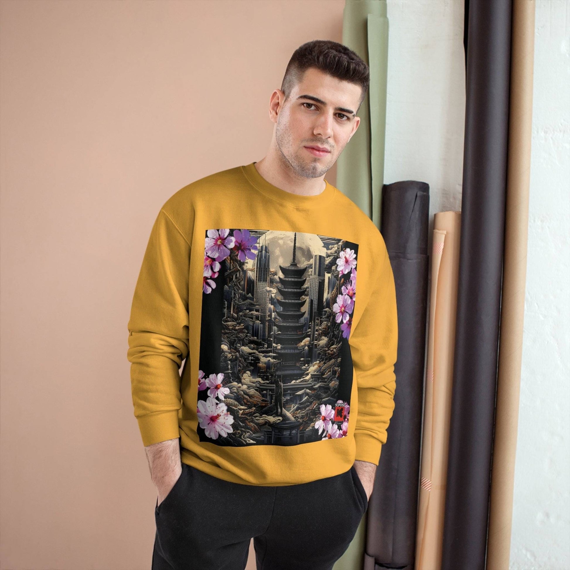 Printify Sweatshirt Cherry Blossom