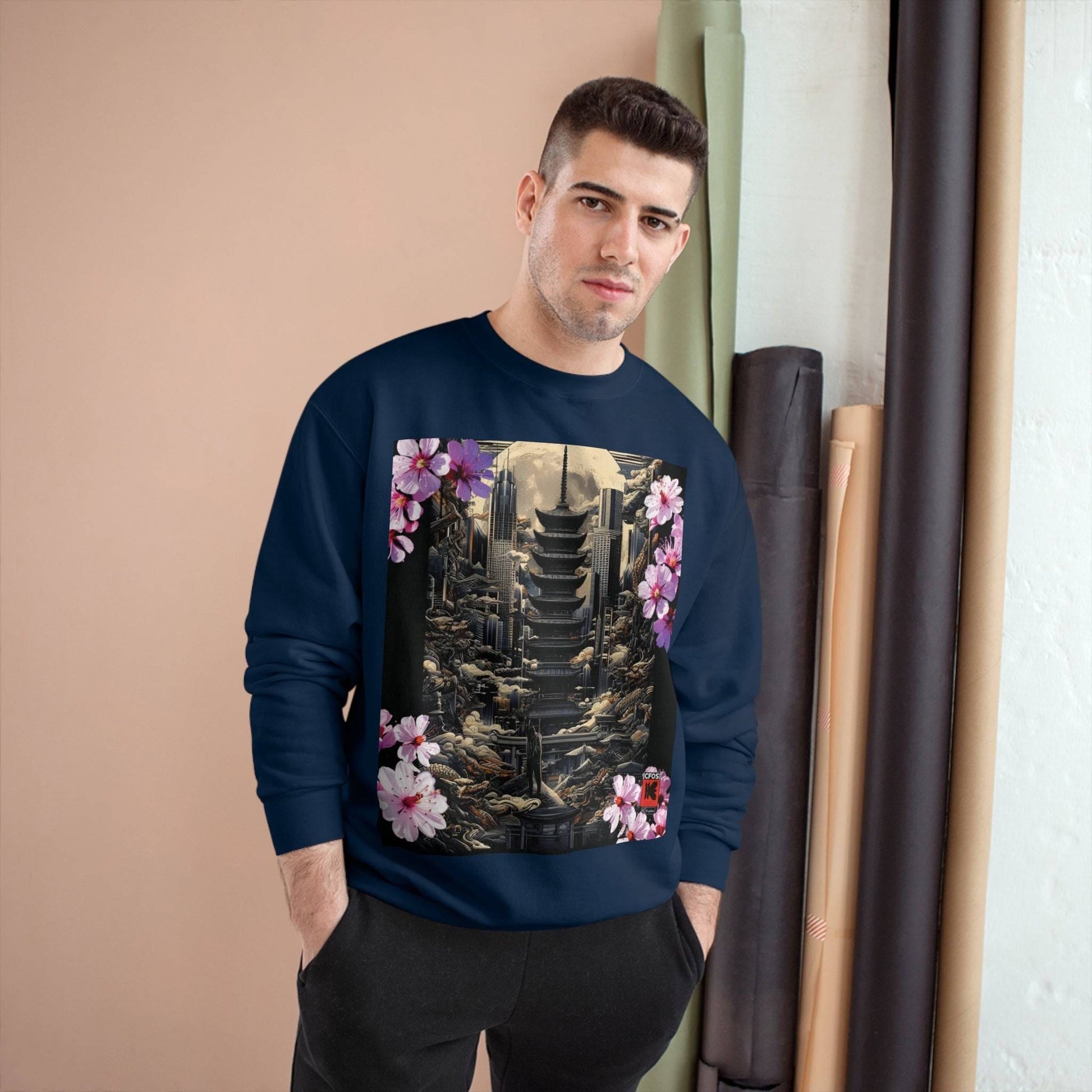 Printify Sweatshirt Cherry Blossom