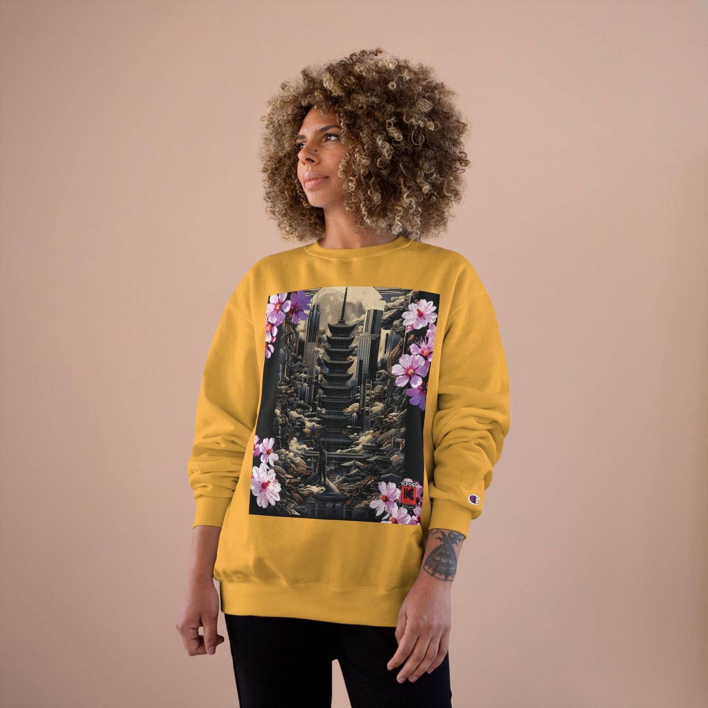 Printify Sweatshirt Cherry Blossom