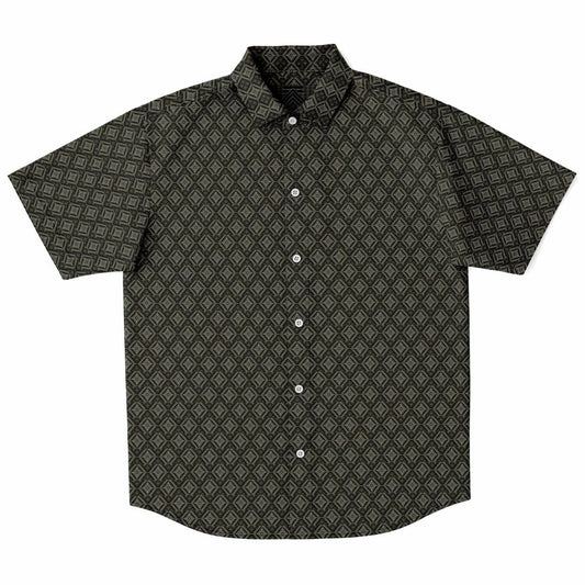 Subliminator Short Sleeve Button Down Shirt - AOP XS Short Sleeve Button Down Shirt - AOP SBSSBDS-498871-XS