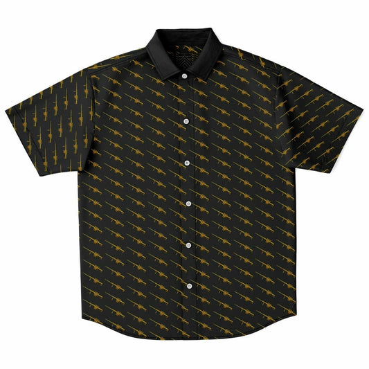 Subliminator Short Sleeve Button Down Shirt - AOP XS Short Sleeve Button Down Shirt - AOP SBSSBDS-498881-XS