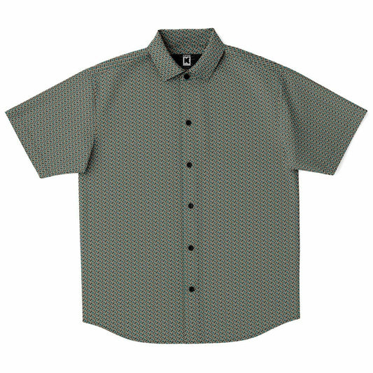 Subliminator Short Sleeve Button Down Shirt - AOP XS Short Sleeve Button Down Shirt - AOP SBSSBDS-508526-XS